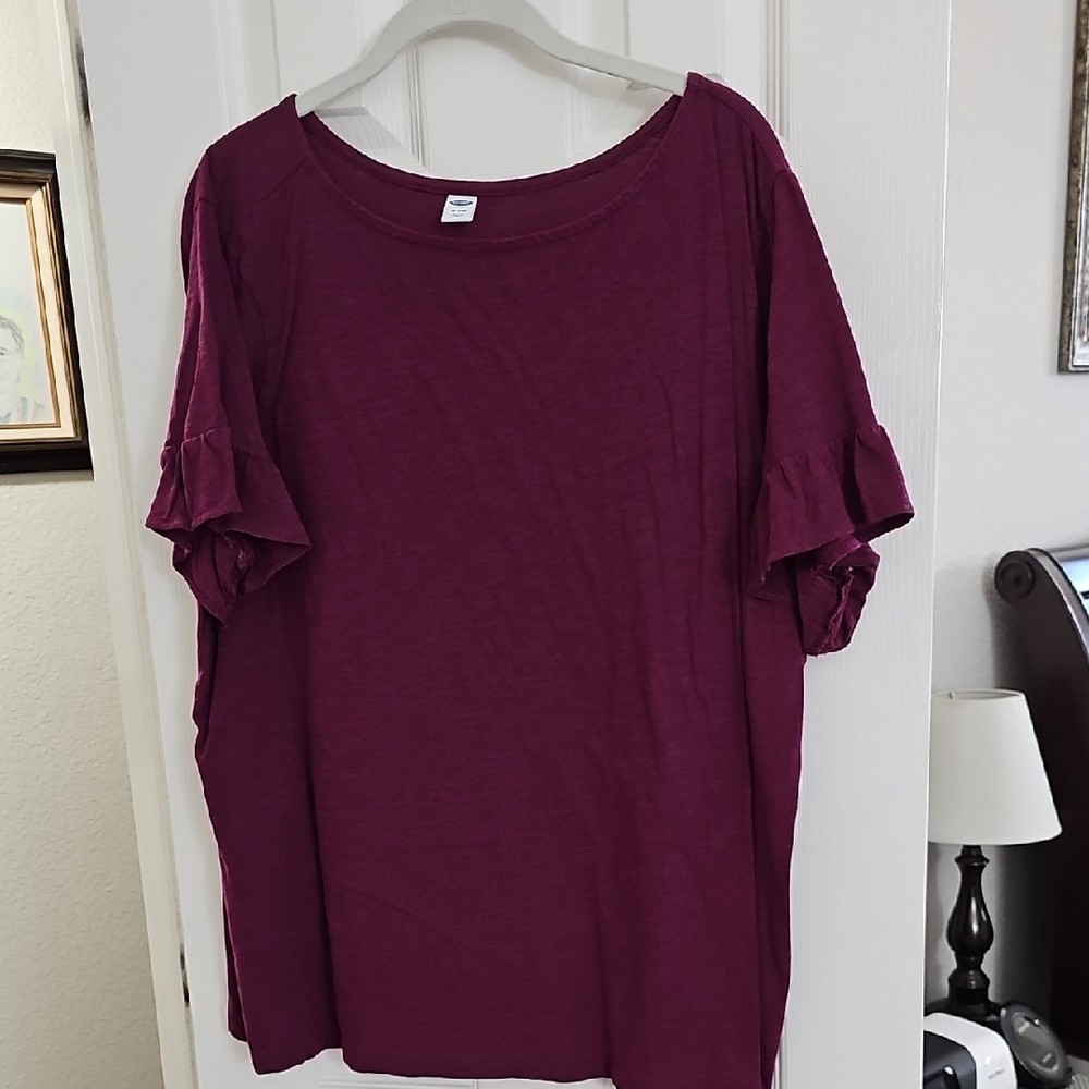 Elegant Plum Women's Top